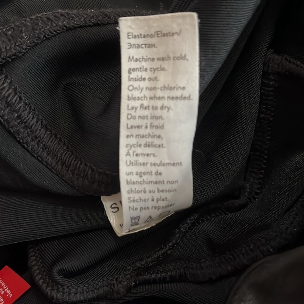Spanx faux leather leggings - Picture 6 of 11